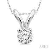 Diamond Solitaire Pendant