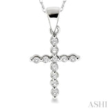 Cross Petite Diamond Pendant