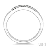 Curved Diamond Wedding Band