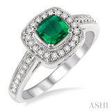 Gemstone & Diamond Ring