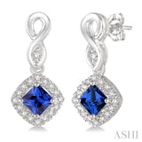 Gemstone & Diamond Earrings