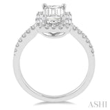 Semi-Mount Diamond Engagement Ring