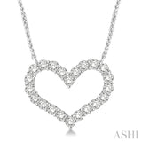 Heart Shape Diamond Necklace