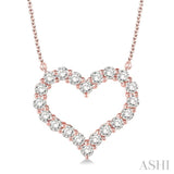 Heart Shape Diamond Necklace