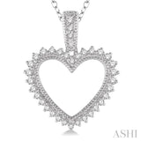 Heart Shape Diamond Pendant