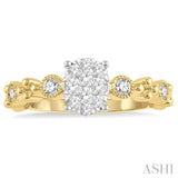 Oval Shape Lovebright Diamond Ring