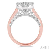 Oval Shape Lovebright Essential Diamond Engagement Ring