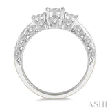 Past Present & Future Lovebright Diamond Engagement Ring