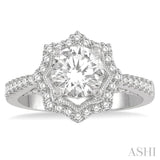 Semi-Mount Diamond Engagement Ring