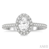 Oval Shape Diamond Engagement Ring