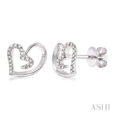 Heart Shape Diamond Fashion Earrings