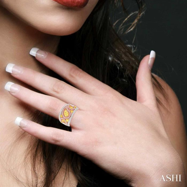 Pear Shape Diamond Fashion Ring