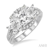 Semi-Mount Diamond Engagement Ring