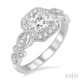 Semi-Mount Diamond Engagement Ring