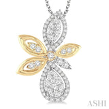 Flower Lovebright Diamond Fashion Pendant