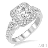 Semi-Mount Diamond Engagement Ring