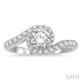 Semi-Mount Diamond Engagement Ring