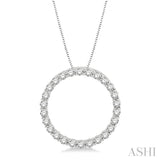 Circle Diamond Pendant