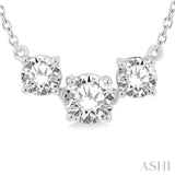 Past Present & Future Diamond Necklace