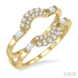 Baguette Diamond Insert Ring