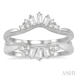 Baguette Diamond Insert Ring