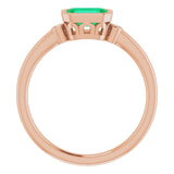 Accented Bezel-Set Ring