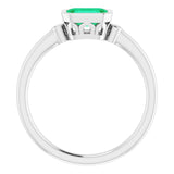 Accented Bezel-Set Ring