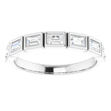 Bezel-Set Anniversary Band