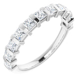 14K White 1 CTW Natural Diamond Anniversary Band