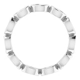 Bezel-Set Eternity Band