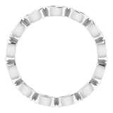 Bezel-Set Eternity Band