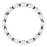 Bezel-Set Eternity Band