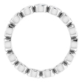 Bezel-Set Eternity Band