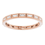 Bezel-Set Eternity Band