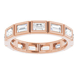 Bezel-Set Eternity Band