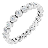 Bezel-Set Eternity Band