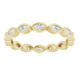 Bezel-Set Eternity Band