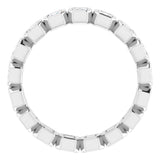 Bezel-Set Eternity Band