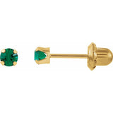 Inverness® Piercing Birthstone Stud Earrings