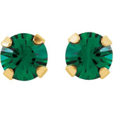 Inverness® Piercing Birthstone Stud Earrings