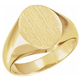 Oval Signet Ring