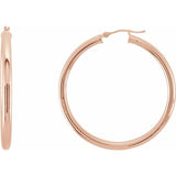 Tube Hoop Earrings