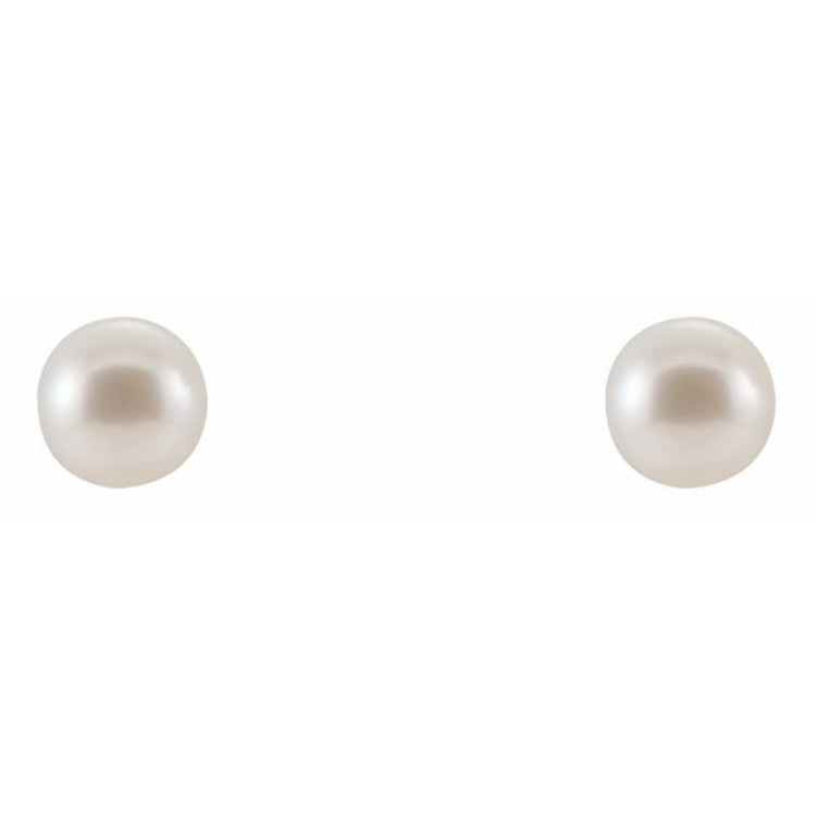 Pearl Stud Earrings