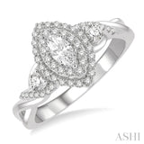 Marquise Shape Diamond Engagement Ring