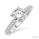 Semi-Mount Diamond Engagement Ring