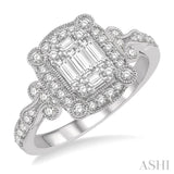 Fusion Diamond Engagement Ring