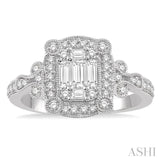 Fusion Diamond Engagement Ring