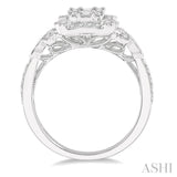 Fusion Diamond Engagement Ring