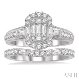 Fusion Diamond Wedding Set