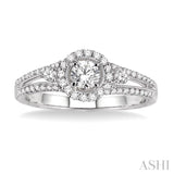 Semi-Mount Diamond Engagement Ring